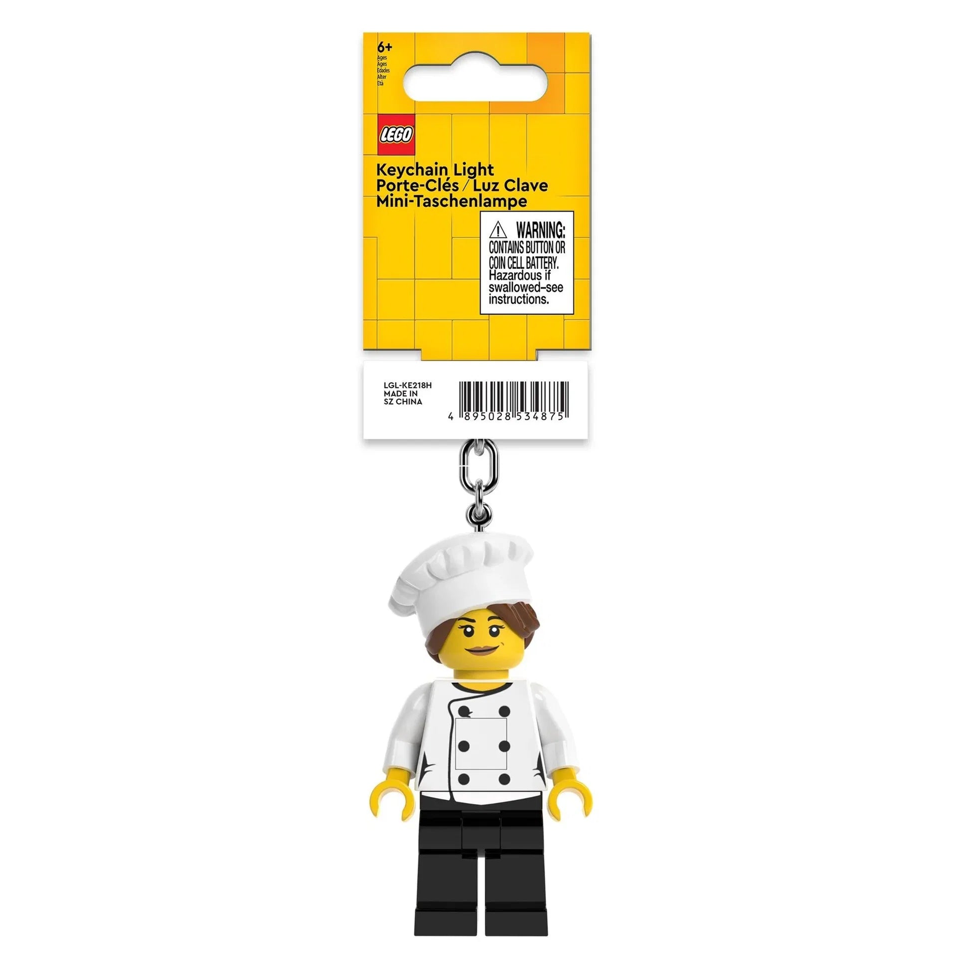Porte-clés lumineux LEGO - Cheffe - produit Joy Toy