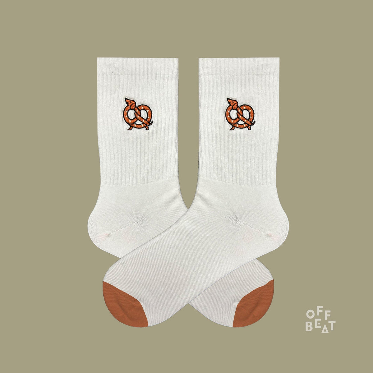 Chaussettes Brodées Teckel Bretzel (Brezeldackel) – vue 3