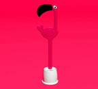Pink Flamant WC Pinsel