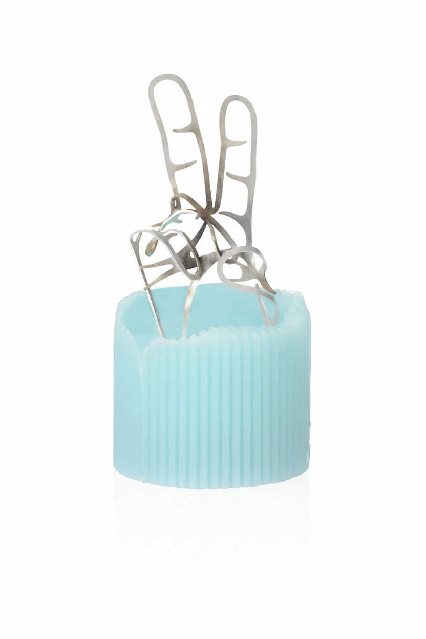 Bougie Surprise Peace Bitten – Objet déco original