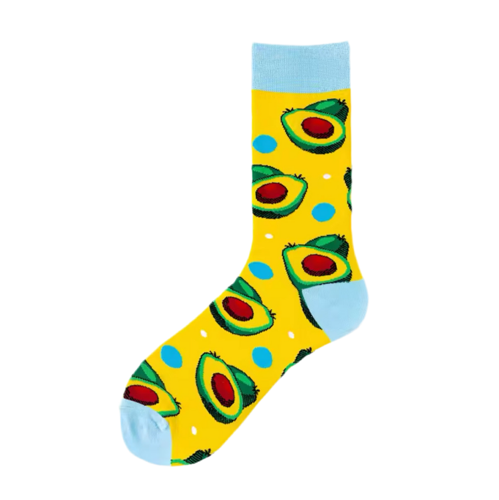 Oggetto regalo di design – chaussettes avocat femme 1 SOX FRU 054 35011916