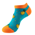 Regalo de diseño – chaussettes courtes ananas et pois