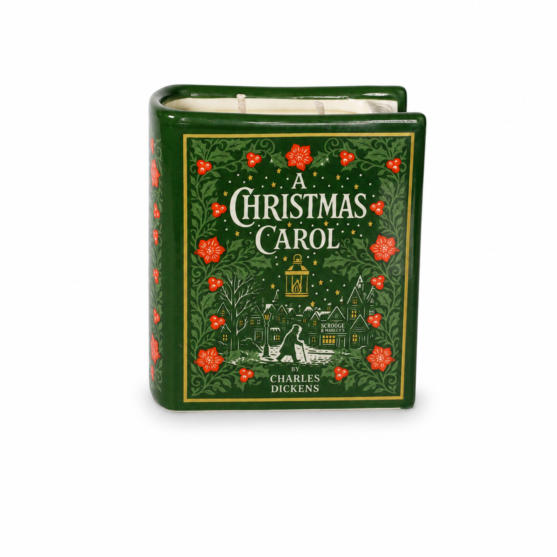 Bougie livre Un chant de Noël
