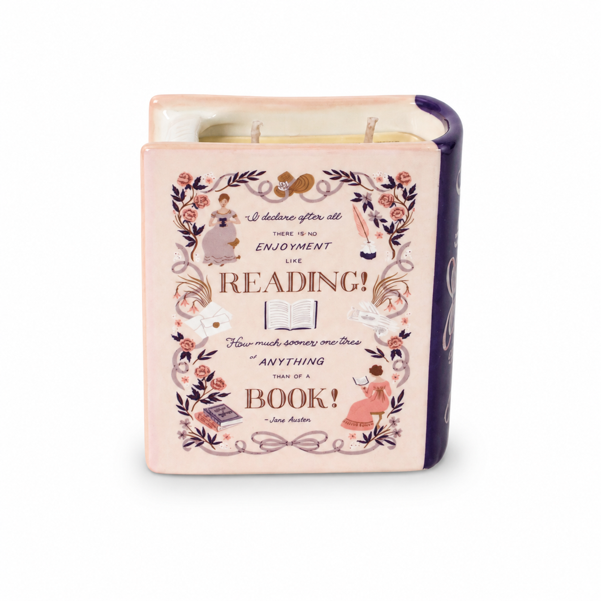 Jane Austen Book Candle - Pride and Prejudice 10 cm