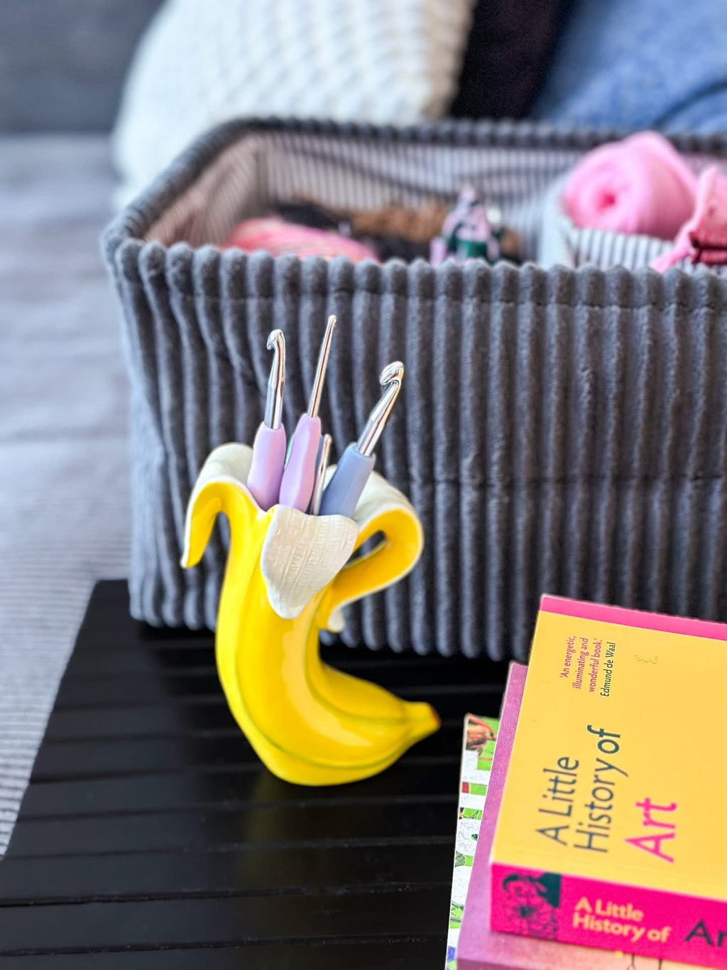 Kleine Vase Bananenromanze
