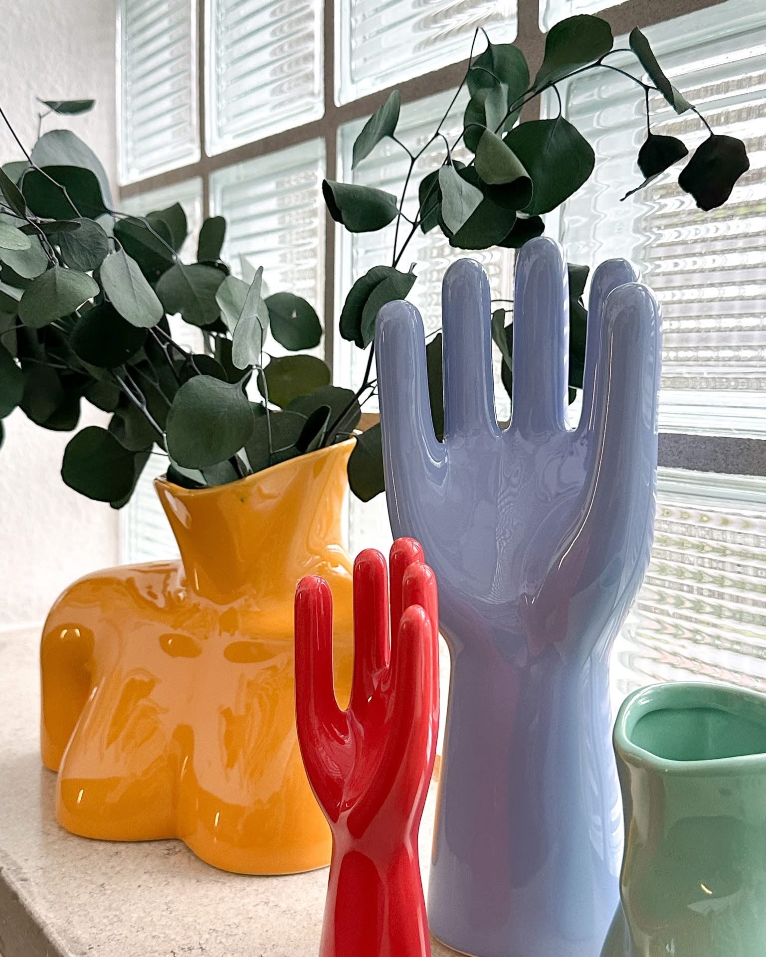 Vase mit weiblicher Büste