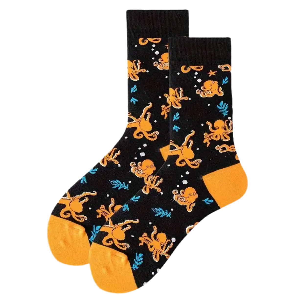 Oggetto regalo di design – chaussettes poulpes oranges mrcol