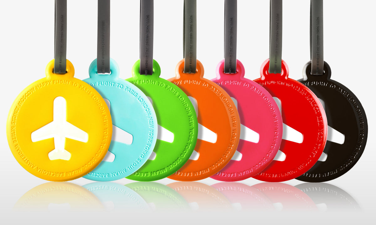 Etiquette de bagage rond – vue produit 2