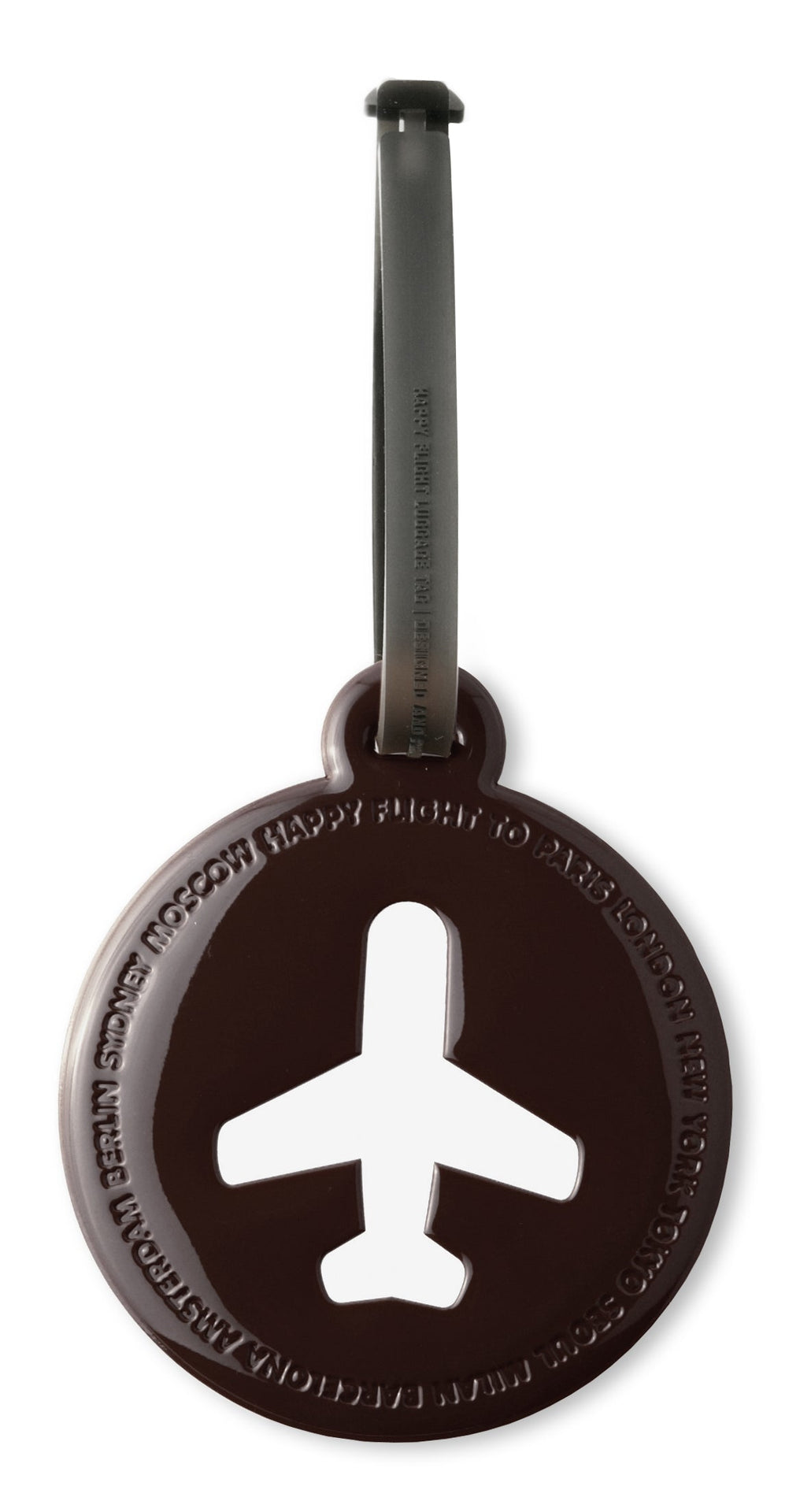 Etiquette de bagage rond – vue produit 9