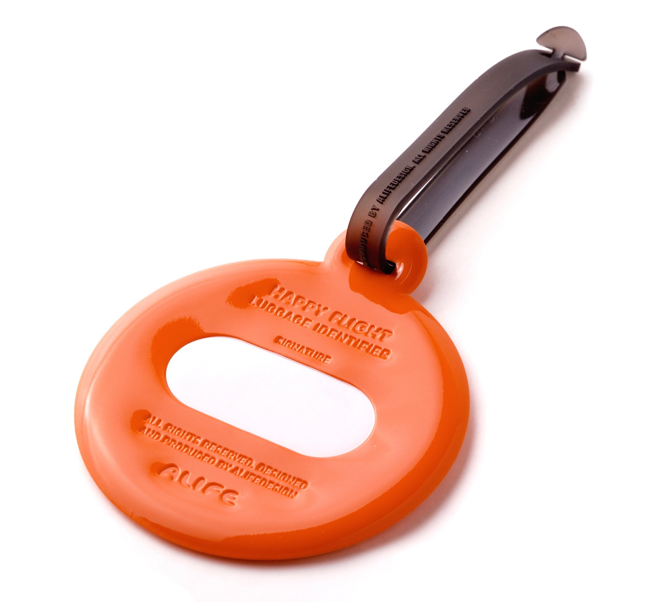 Etiquette de bagage rond – vue produit 19