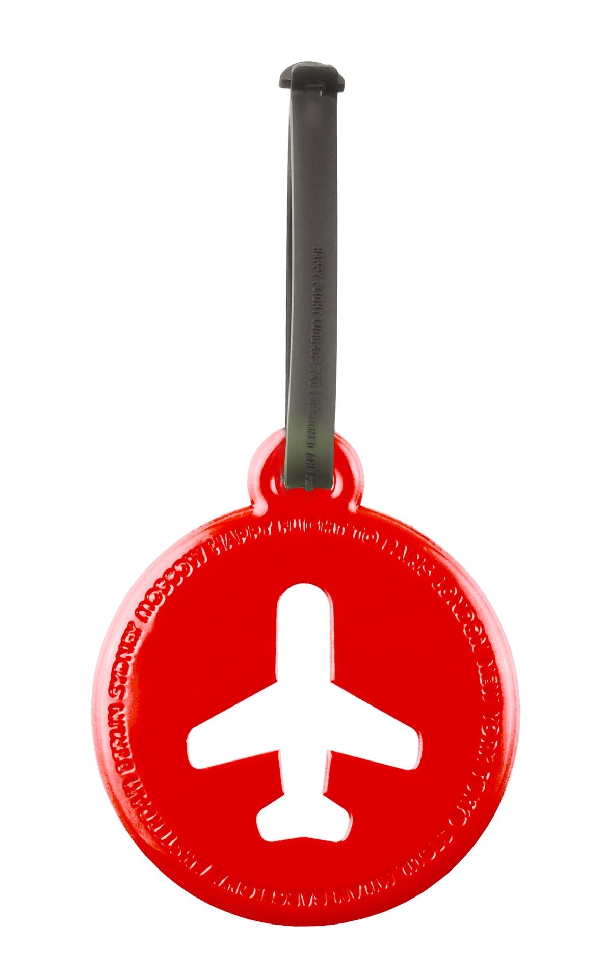 Etiquette de bagage rond – vue produit 6
