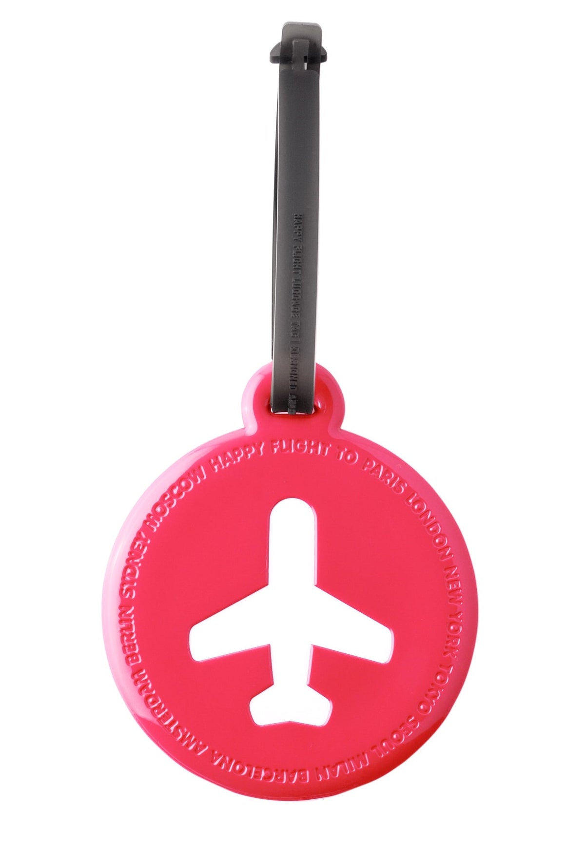 Etiquette de bagage rond – vue produit 8