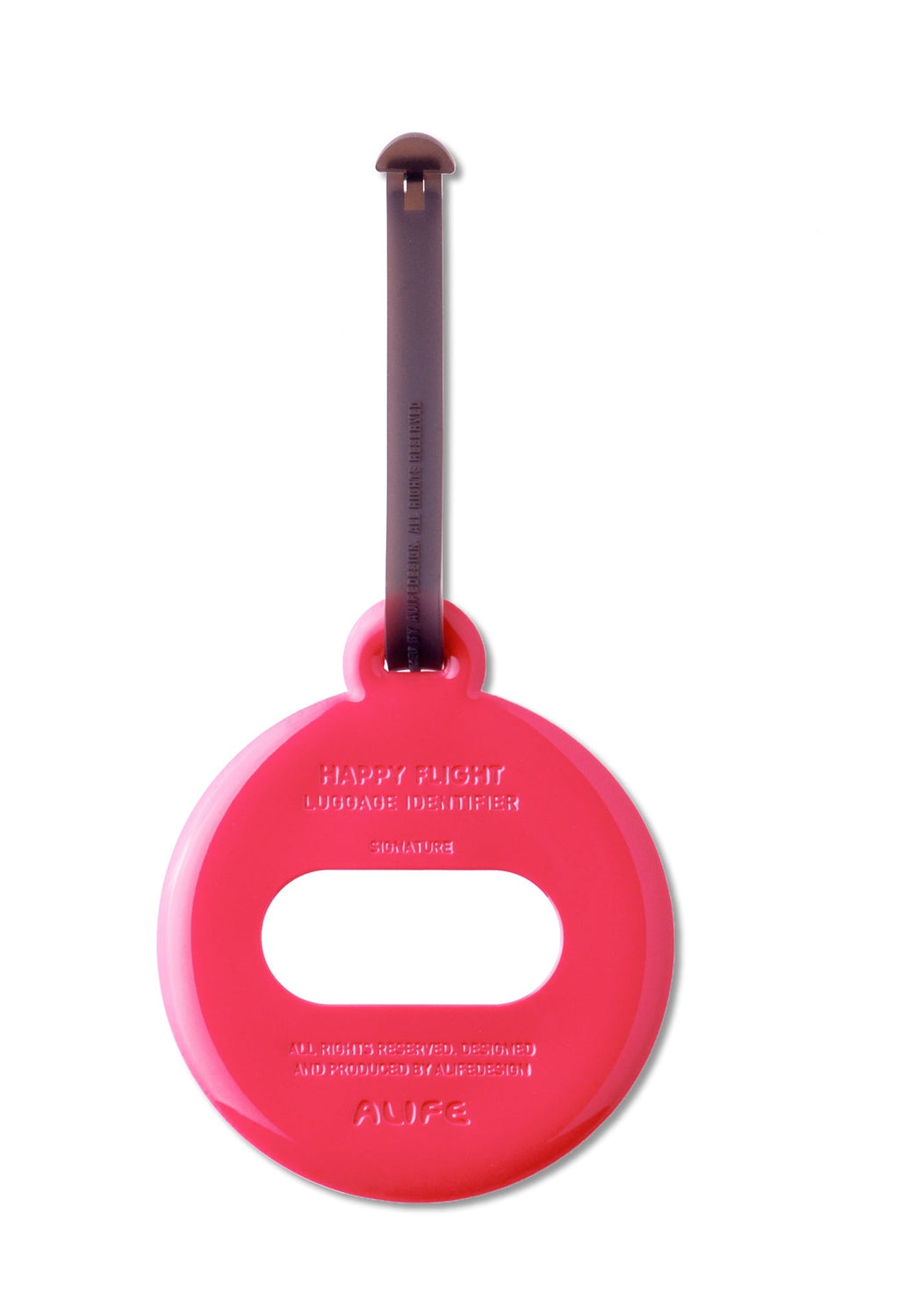 Etiquette de bagage rond – vue produit 15