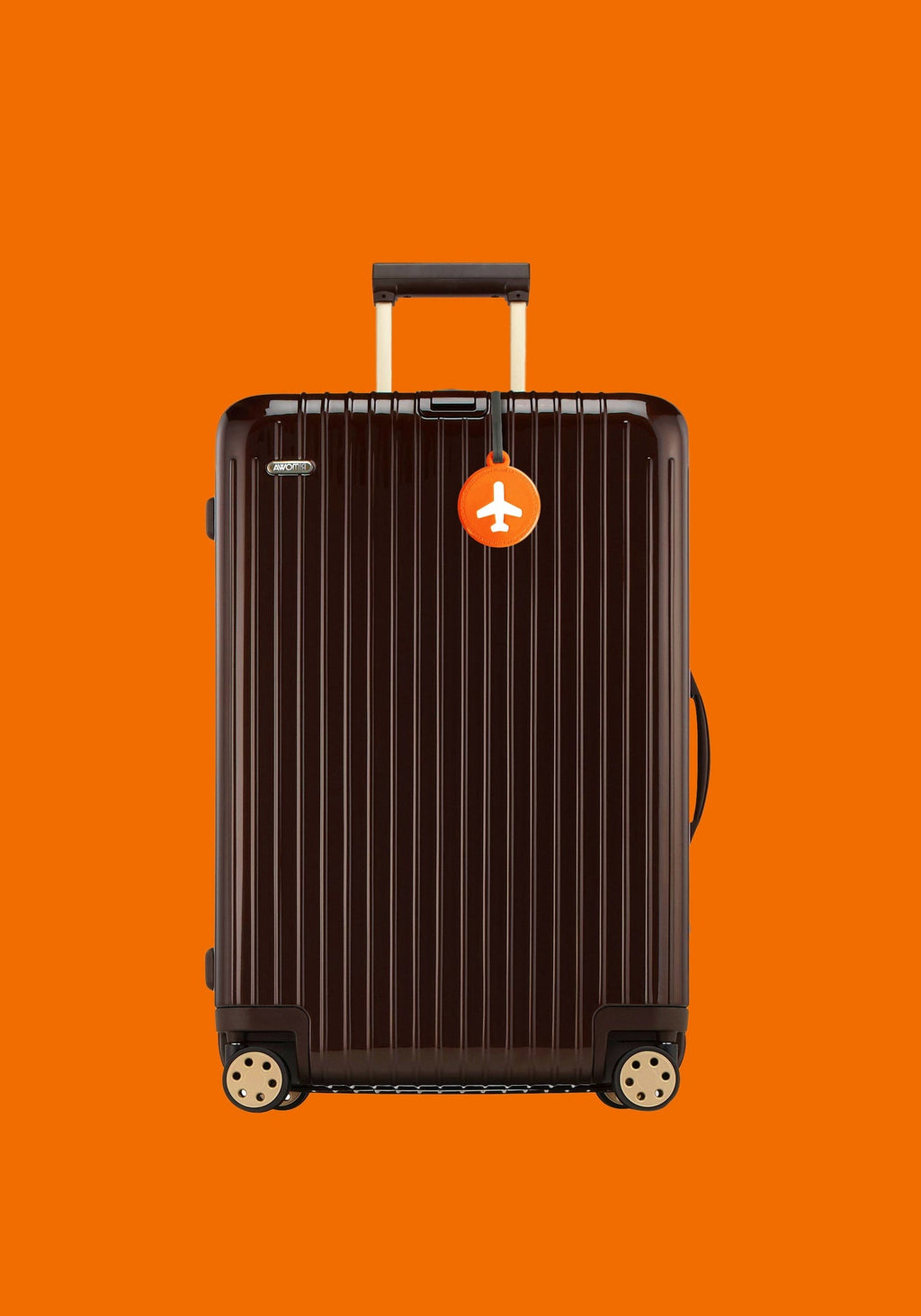 Etiquette de bagage rond – vue produit 4