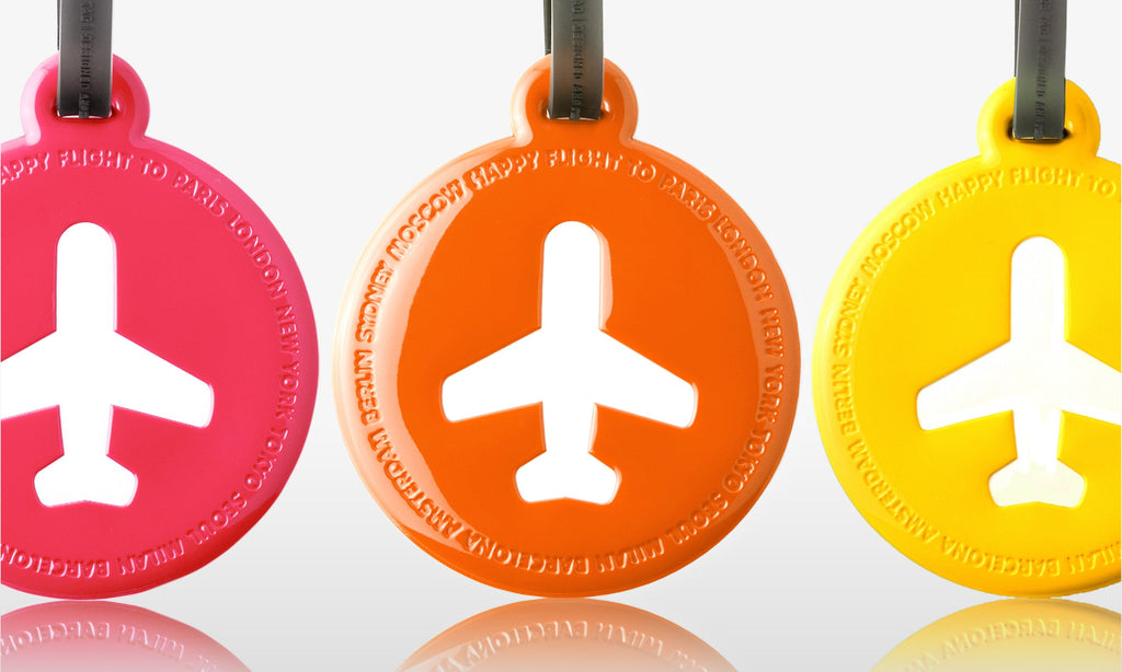 Etiquette de bagage rond – vue produit 12