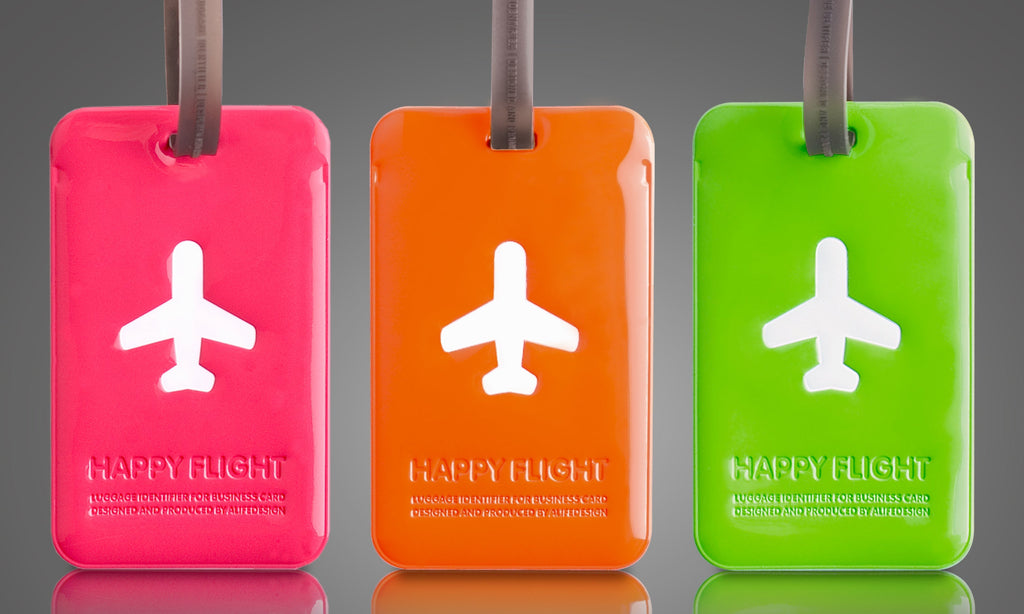 Etiquette de bagage rectangle – vue produit 6