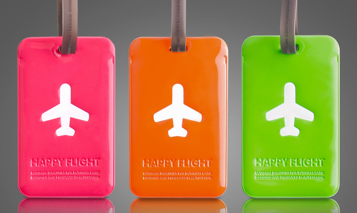Etiquette de bagage rectangle – vue produit 6
