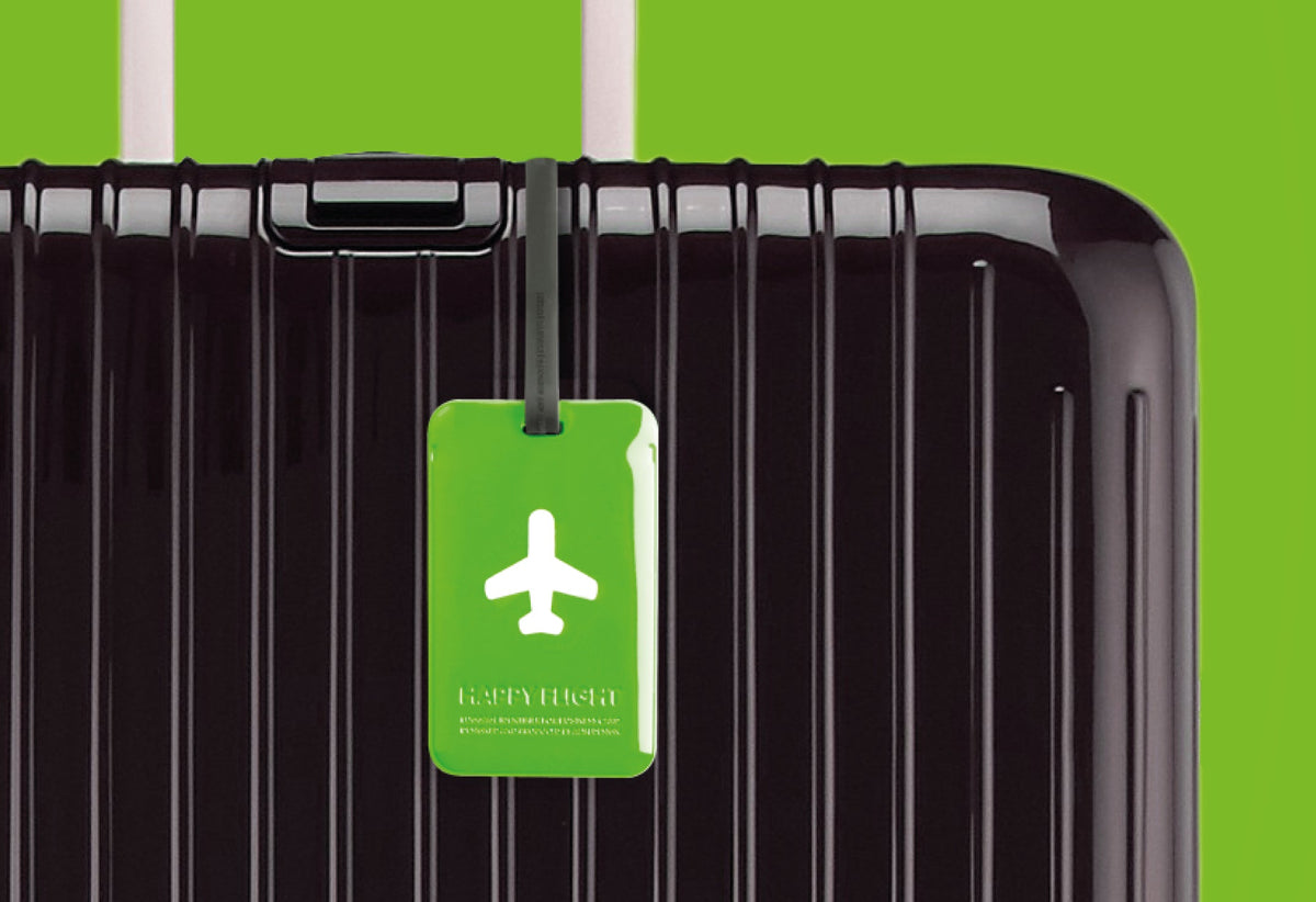 Etiquette de bagage rectangle – vue produit 3