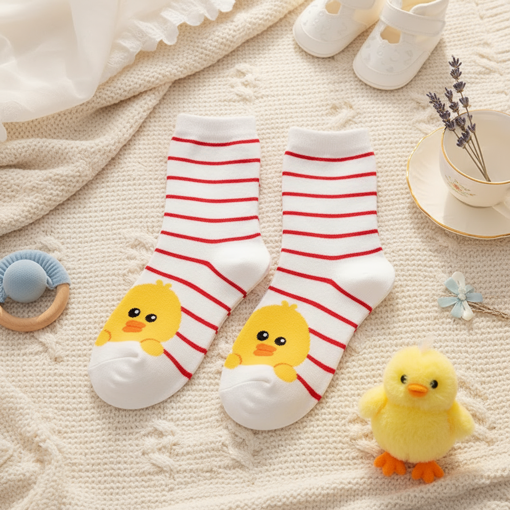 Chaussettes Rayées Canard | Design e regali originali
