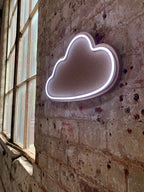 Tableau en li﻿ège avec LED - Cloud (nuage)