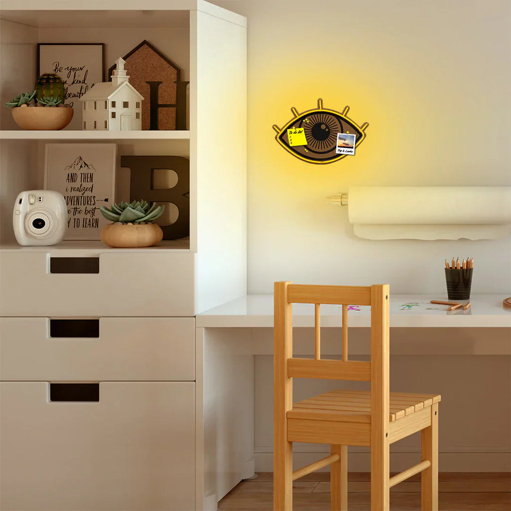Regalo de diseño – led corkboard eye 