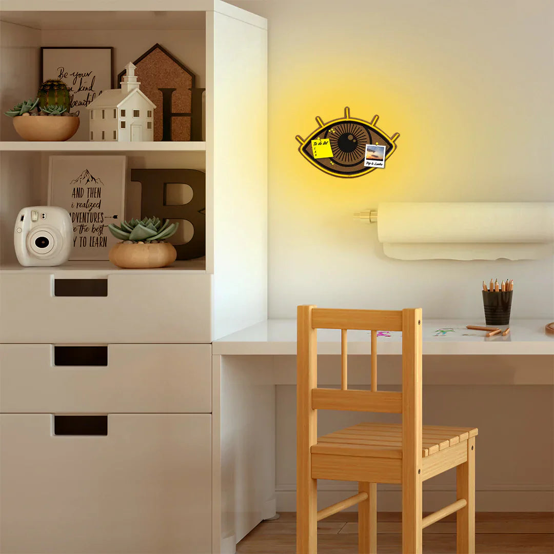Regalo de diseño – led corkboard eye 