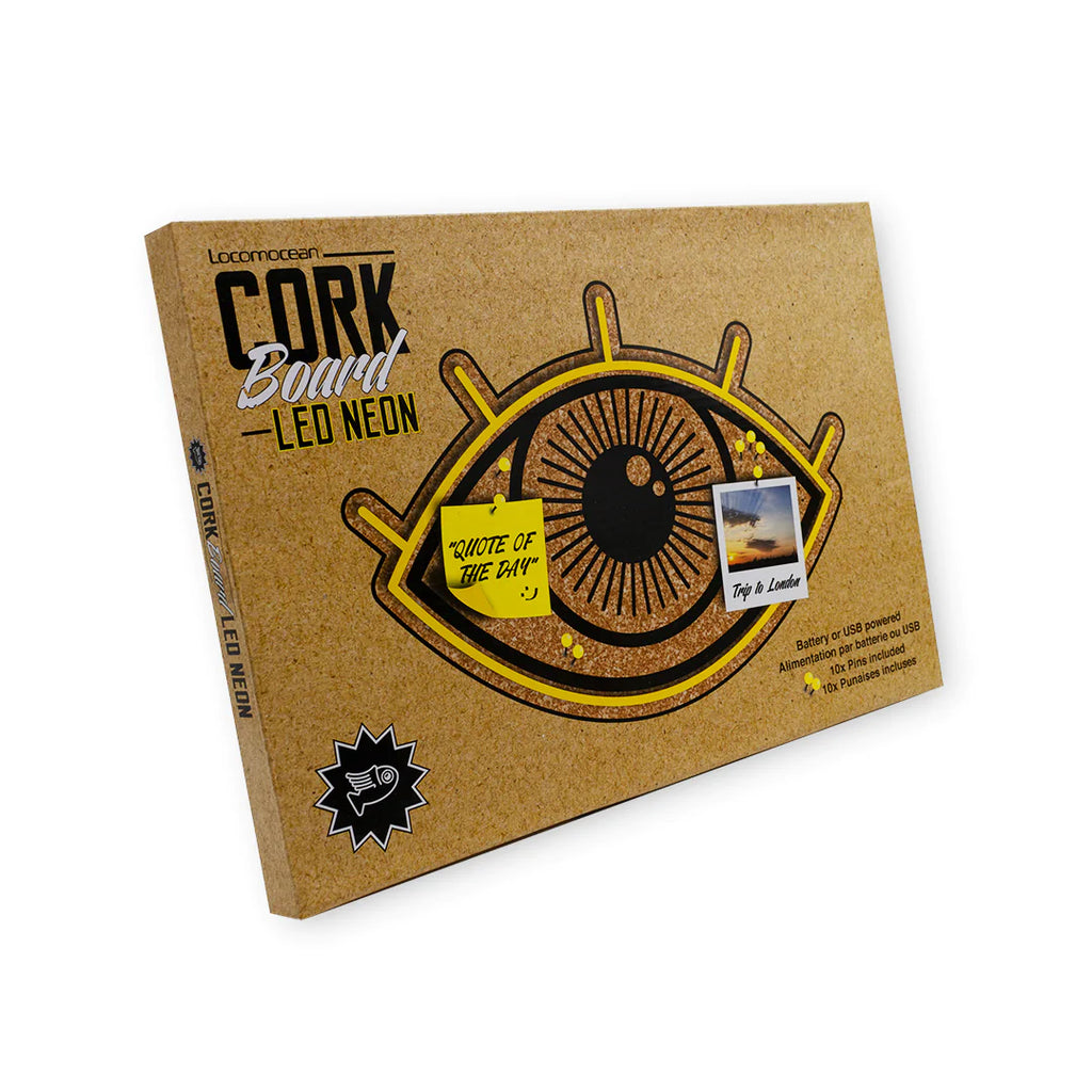 Regalo de diseño – led corkboard eye 