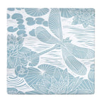 Lot de 2 sous-verres en céramique Kate Heiss - bleu poudré