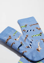 Chaussettes BePets Teckels Bleu