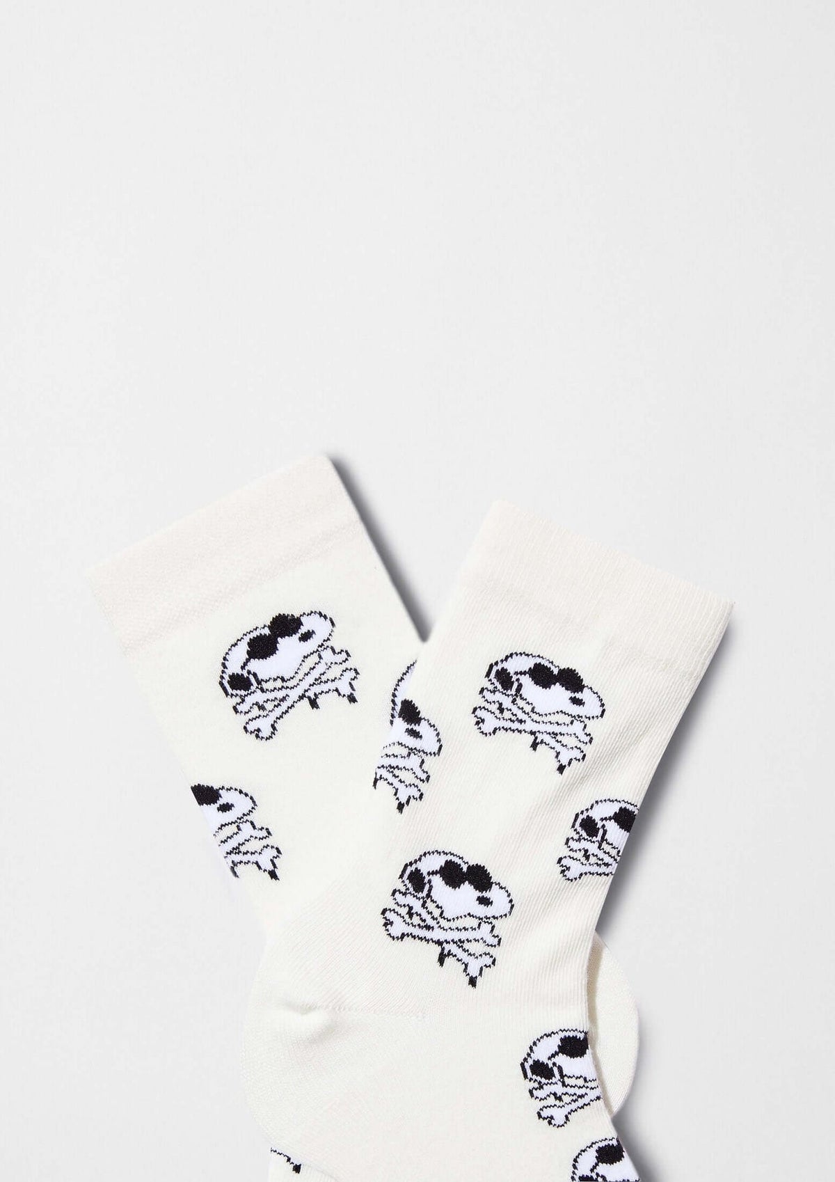 Chaussettes claires BeSnoopy Skull à motifs crânes Snoopy – Besocks