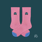 Chaussettes Brodées Voiture Vintage