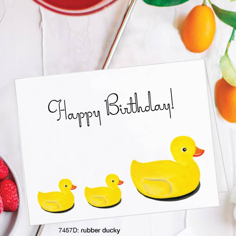 Carte d'Anniversaire Canards de Bain | Design e regali originali