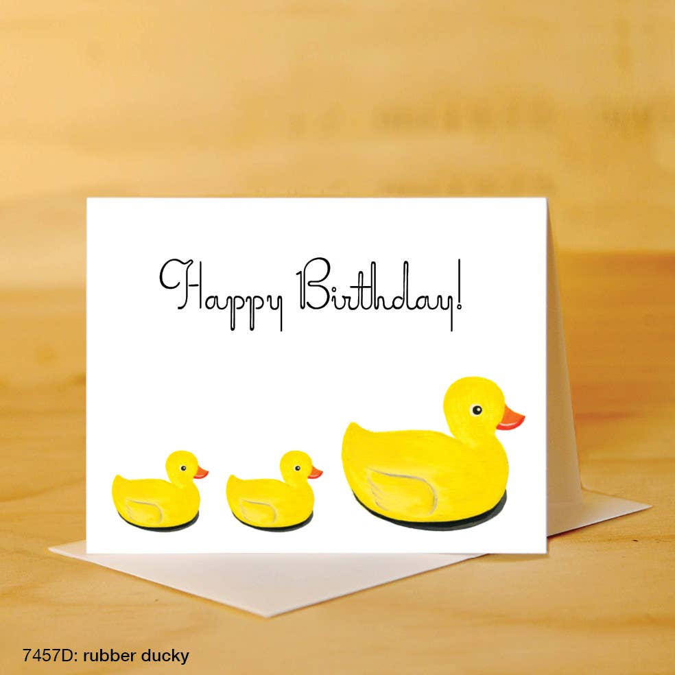 Carte d'Anniversaire Canards de Bain | Design e regali originali