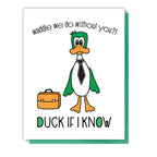 Carte de Départ Canard | Design e regali originali