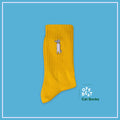 Chaussettes Brodées Chat Grincheux