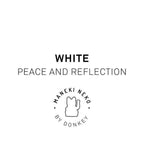 Oggetto regalo di design – grand chat chanceux blanc donkey 