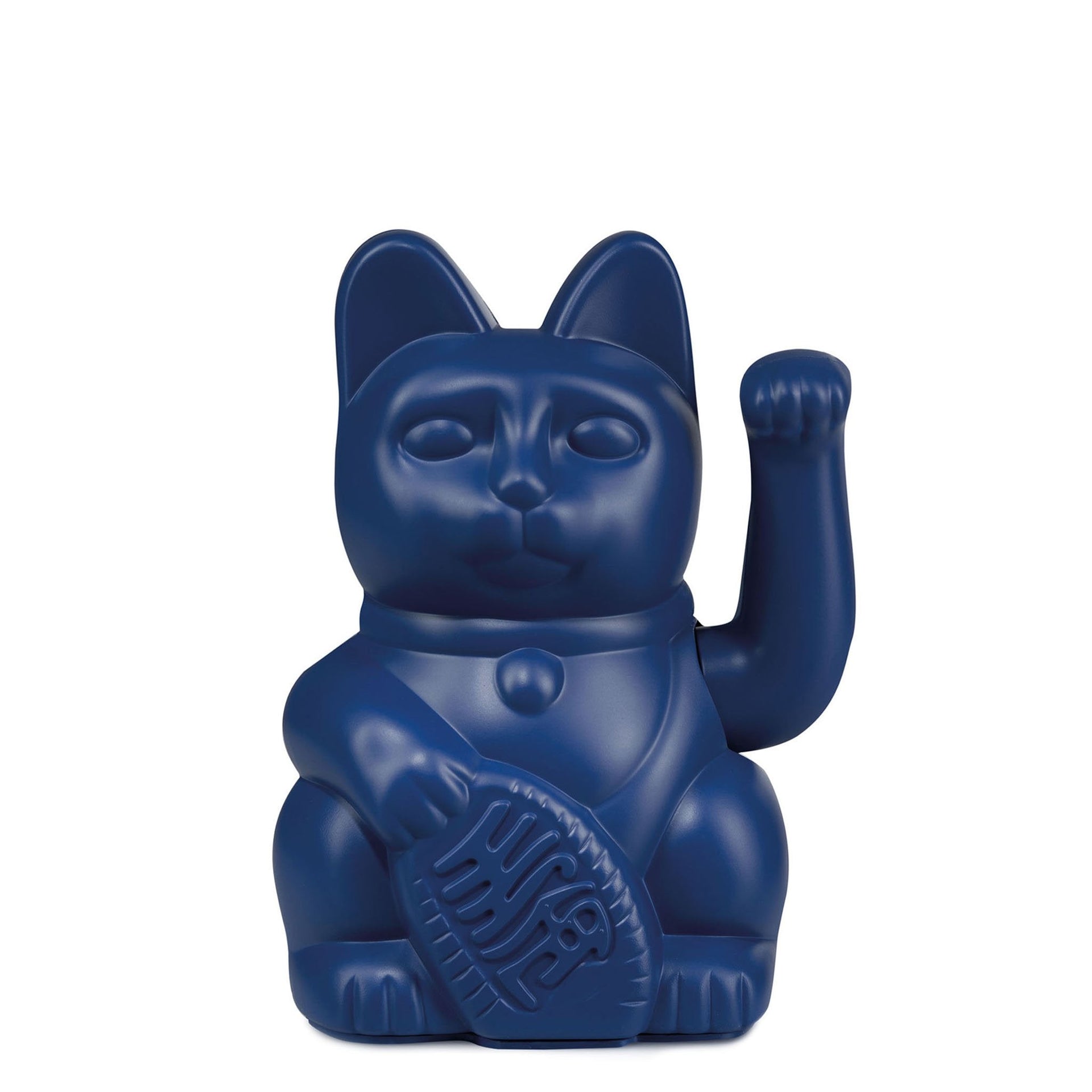Designcadeau – Chat Chanceux Bleu Foncé - le Chat Chanceux