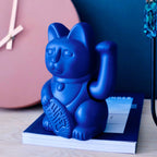 Chat Chanceux Bleu Foncé