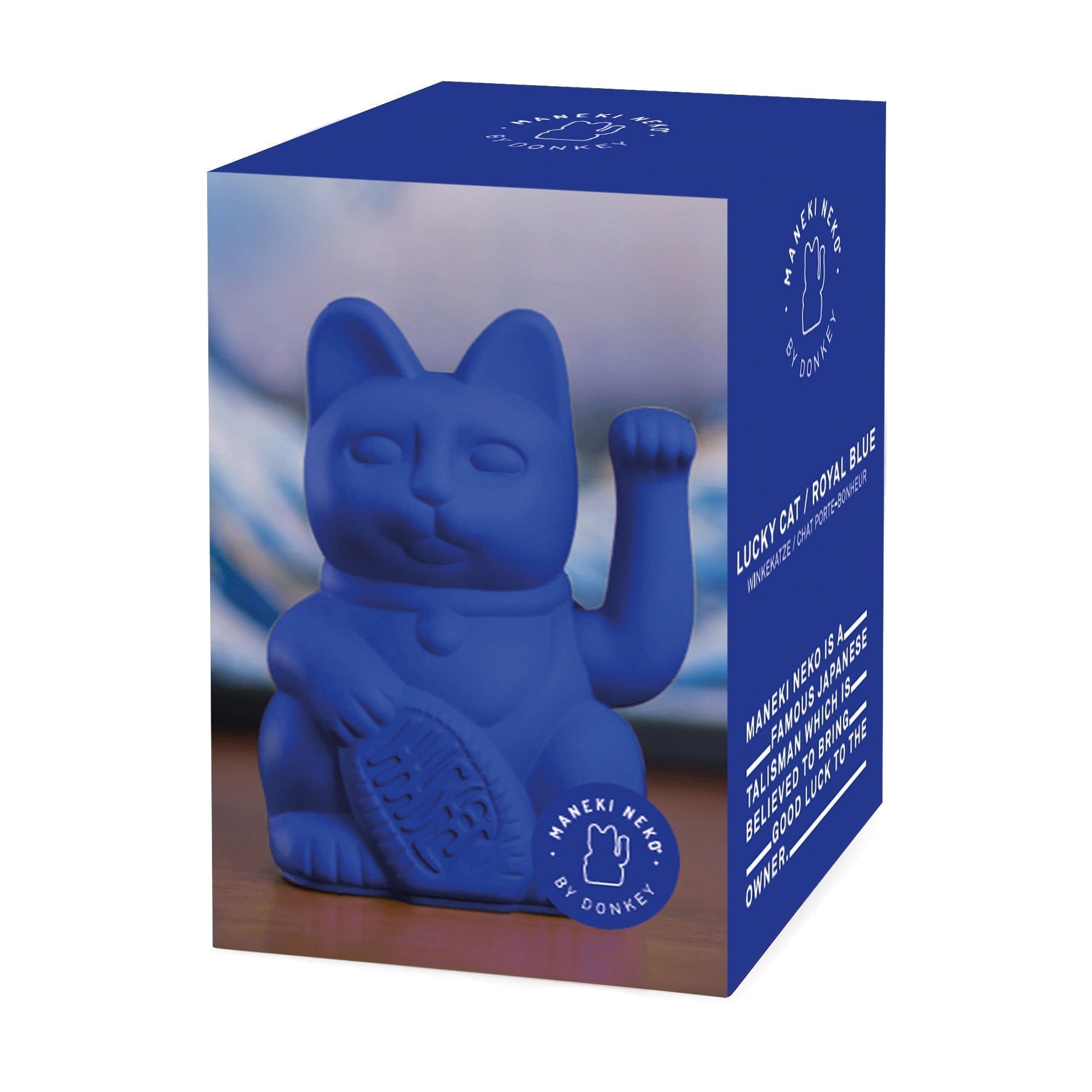 Oggetto regalo di design – Chat Chanceux Bleu Royal - le Chat Chanceux