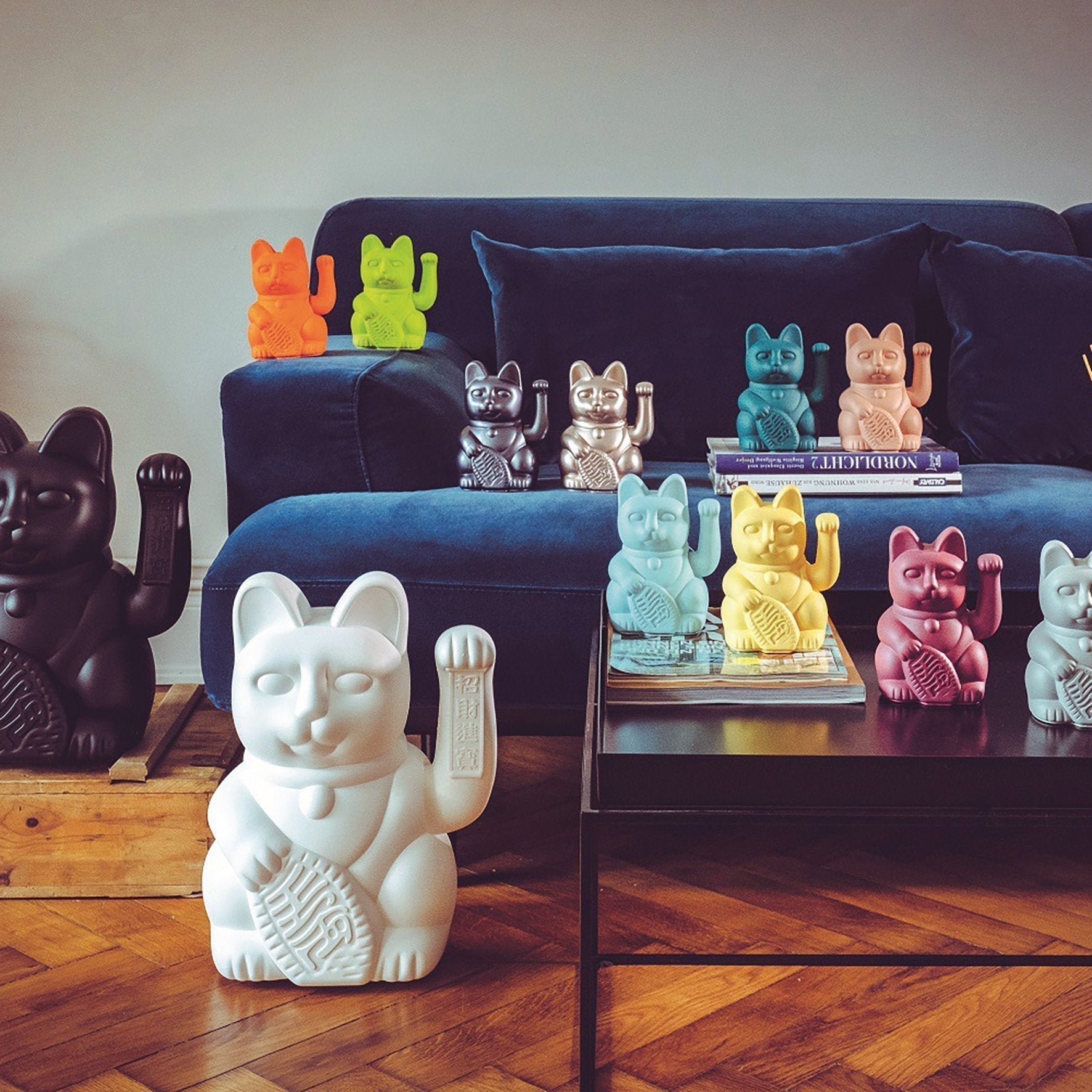 Oggetto regalo di design – Chat Chanceux Jaune - le Chat Chanceux