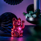 Chat Chanceux Rouge Brillant