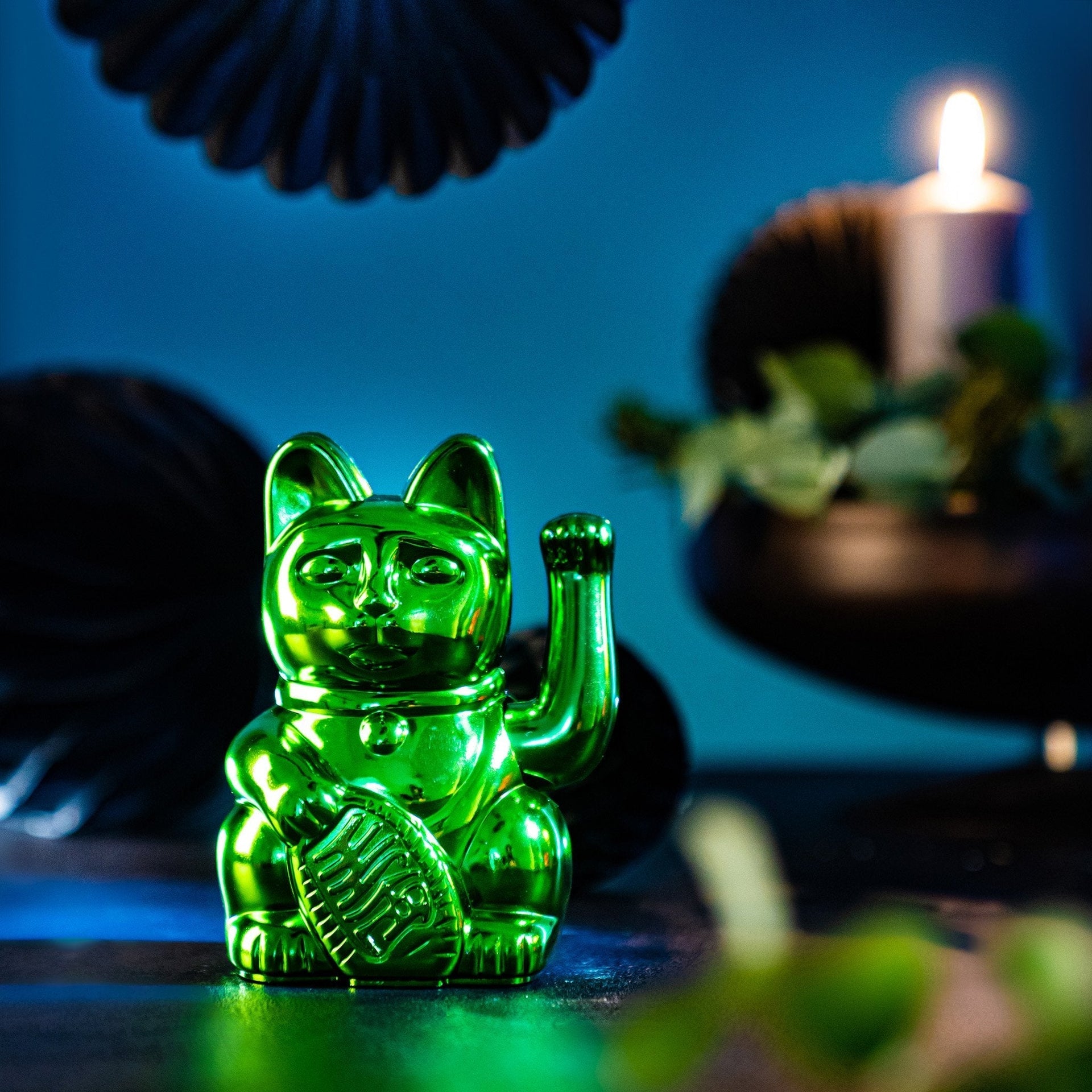 Regalo de diseño – Chat Chanceux Vert Brillant - le Chat Chanceux