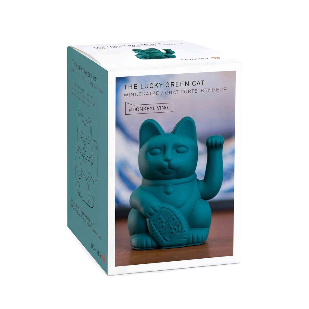 Oggetto regalo di design – Chat Chanceux Vert - le Chat Chanceux
