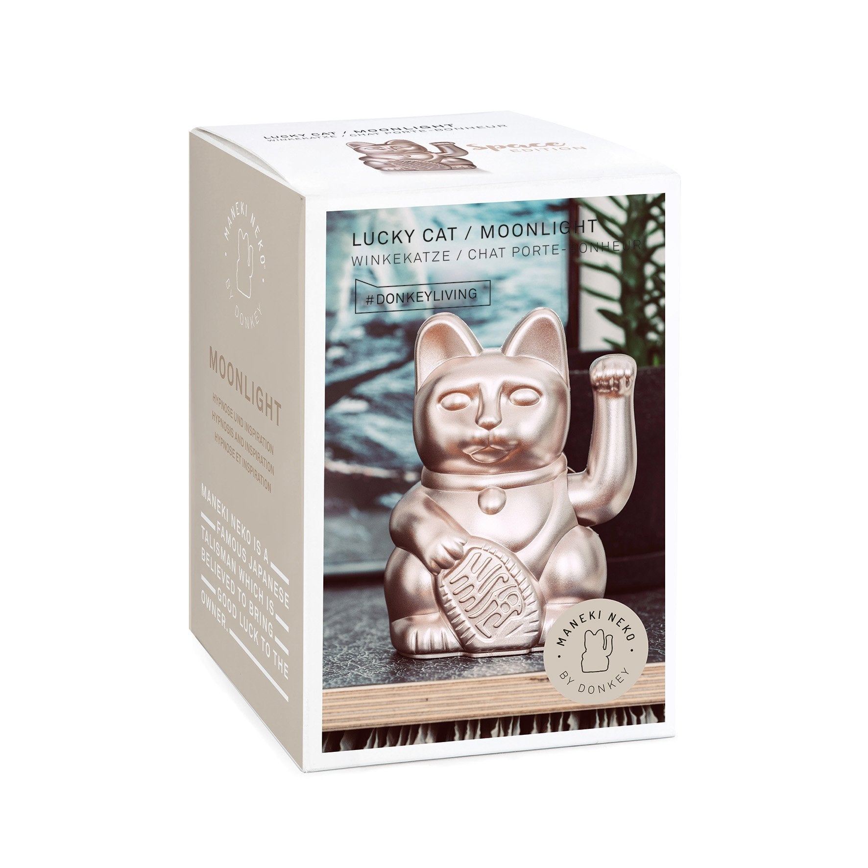 Oggetto regalo di design – chat chanceux moonlight donkey 