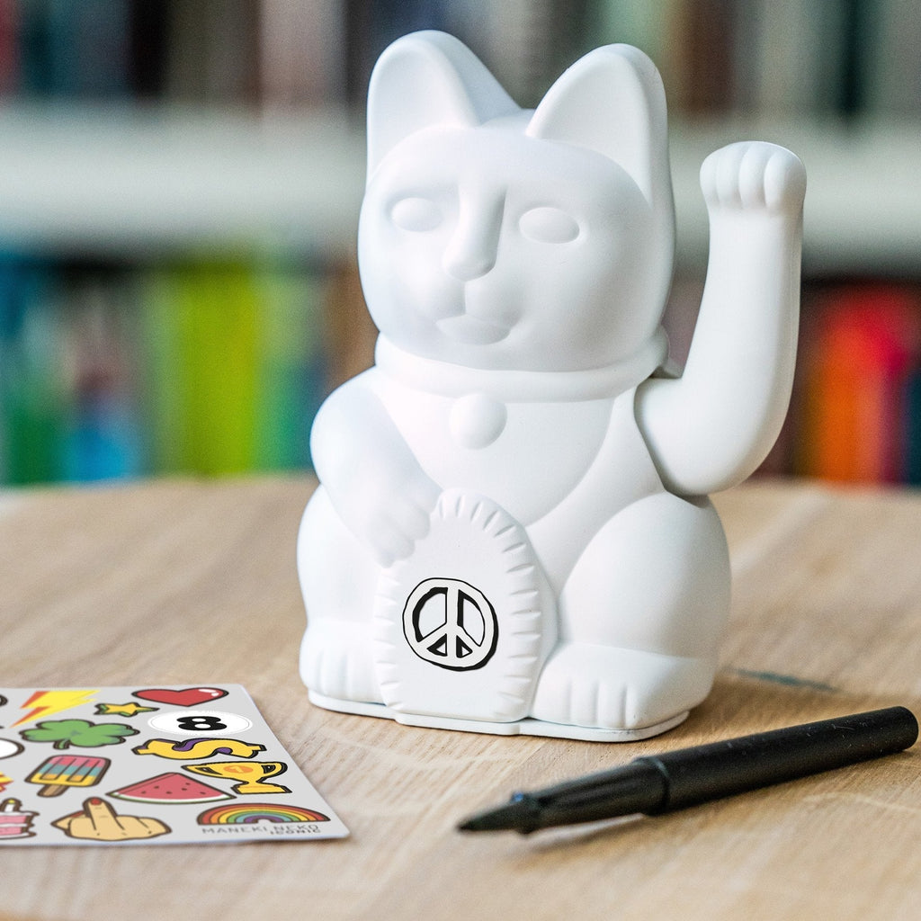 Regalo de diseño – Chat Chanceux Iconique Blanc - le Chat Chanceux