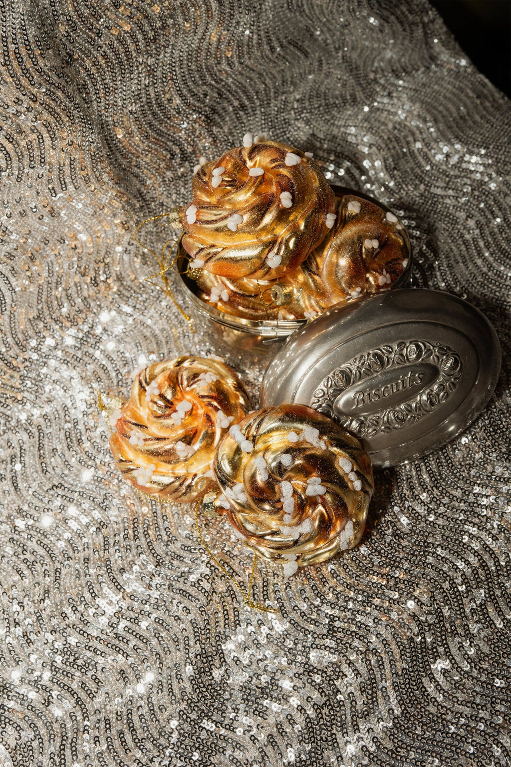 Boule de Noël Roulé à la cannelle