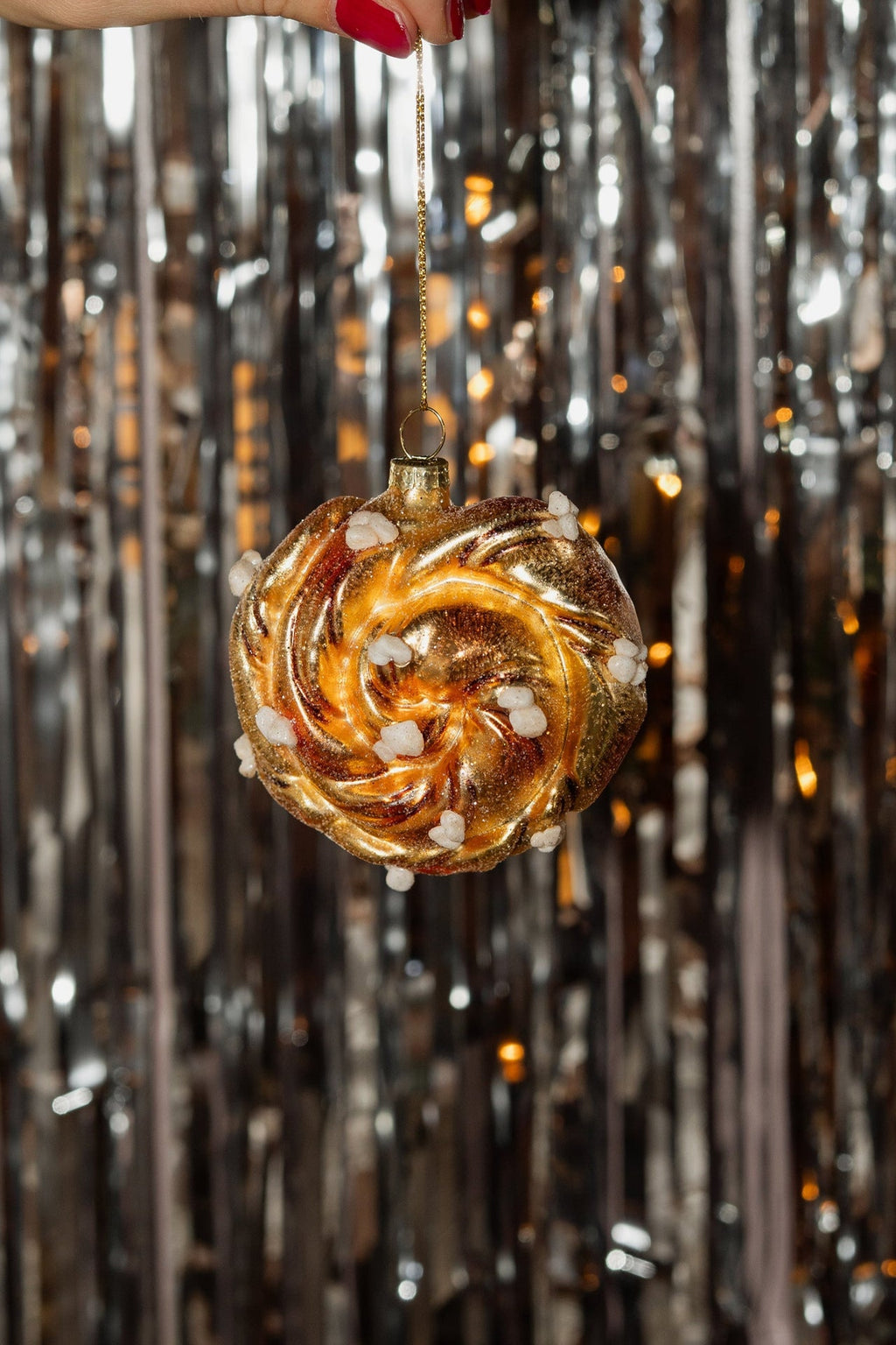 Boule de Noël Roulé à la cannelle