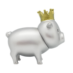 Cochon Argenté Couronne