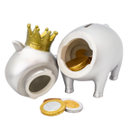 Cochon Argenté Couronne