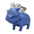 Blaues Kronenschwein